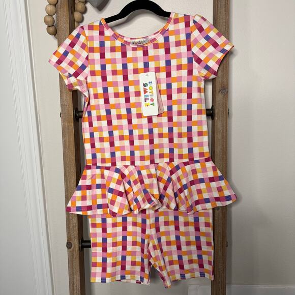 Dot Dot Smile NWT Geometric Print Girls Size 8-10 - Picture 2 of 8